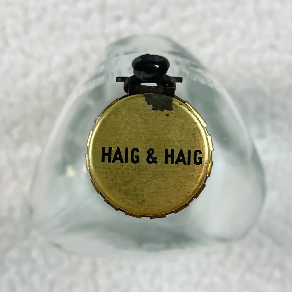 (VTG) HAIG & HAIG • Pinch Antique Scottish Whiskey Bottle w/ Original Cap